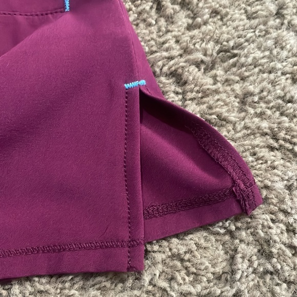 Ladies Scrubstar Premium Performance wine scrubwear. Style # SSL09841T Sz XS - Picture 6 of 15